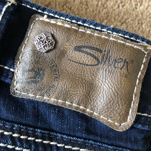 SILVER JEANS CO., SUKI MID SLIM BOOT JEANS, SIZE 31, Length 31, LIKE NEW - Picture 6 of 7